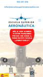 Mobile Screenshot of escuelasuperioraeronautica.com